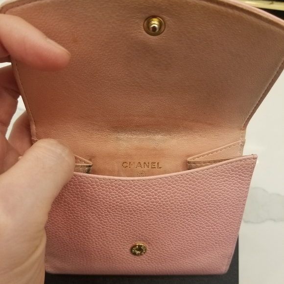 🔥SOLD Auth CHANEL Baby Pink Caviar wallet - Picture 5 of 12